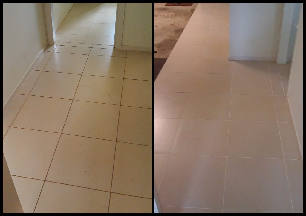 tile cleaning before and after in Miranda