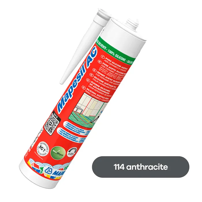 Mapesil AC Silicone 114 - Anthracite
