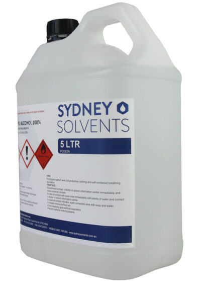 Sydney Solvents Isopropyl Alcohol 100% - 5Lt Jerry Can