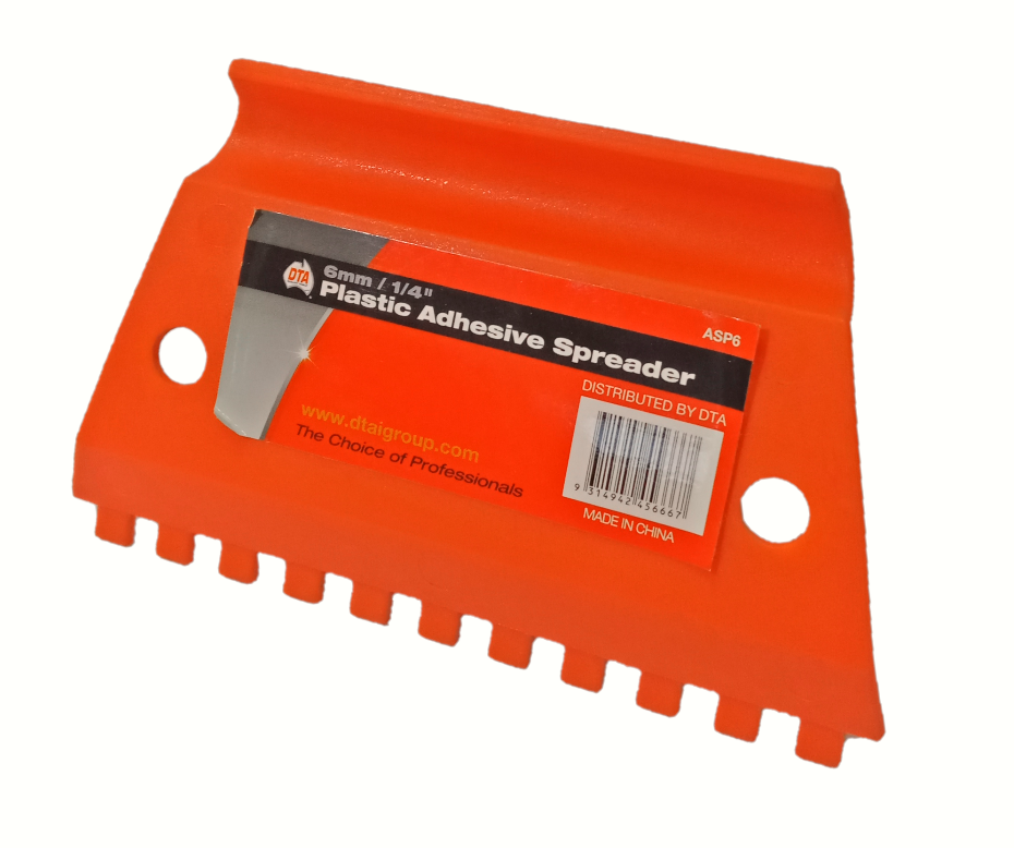 DTA Plastic Adhesive Spreader 6mm GroutPro Tile and Grout Restoration Specialists